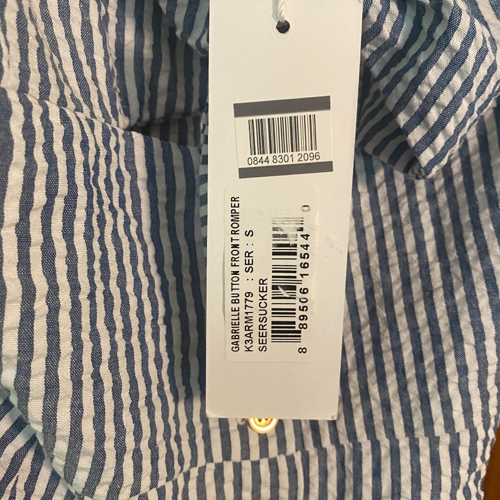 NEW Bishop + Young Gabrielle Button Front Romper S - Picture 14 of 15